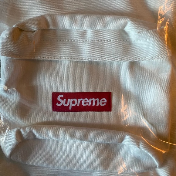NEW! SUPREME CANVAS BACKPACK🔥-White - Picture 4 of 16